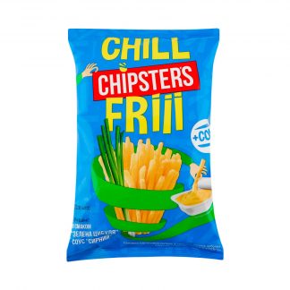 Соломка картопляна солона "Зелена цибуля" 55г +соус Сирний 15г Chipster's
